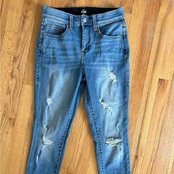 Lularoe Denim Distressed Jeans - Picture 3 of 6